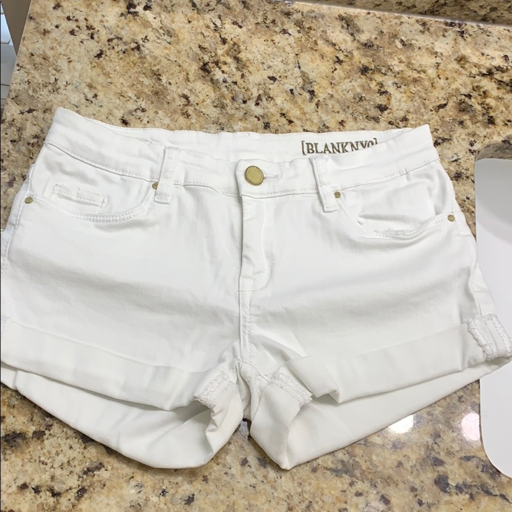 White Jeans Shorts BLANK KYC